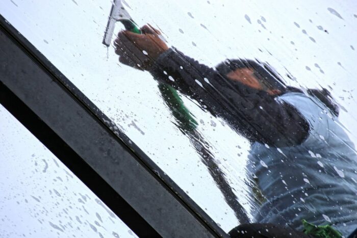 hire a professional window cleaner