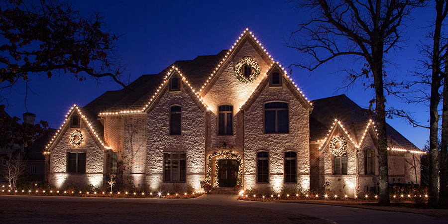 image (2) permanent holiday light installation